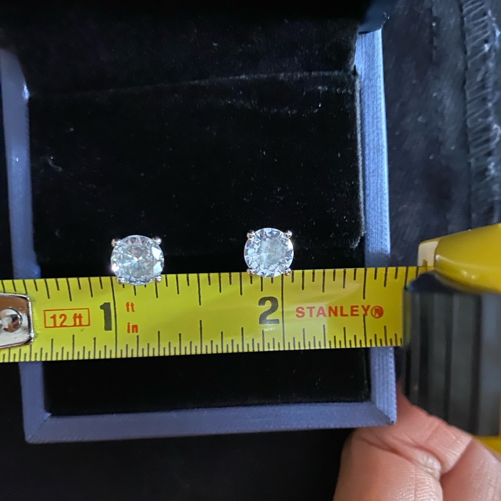 Brilliant Silver Stud Earrings